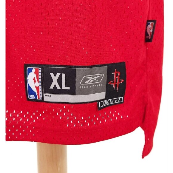 NBA Reebok Houston Rockets Tracy McGrady #1 Swingman Jersey XL Red Sewn NWT - Picture 6 of 13